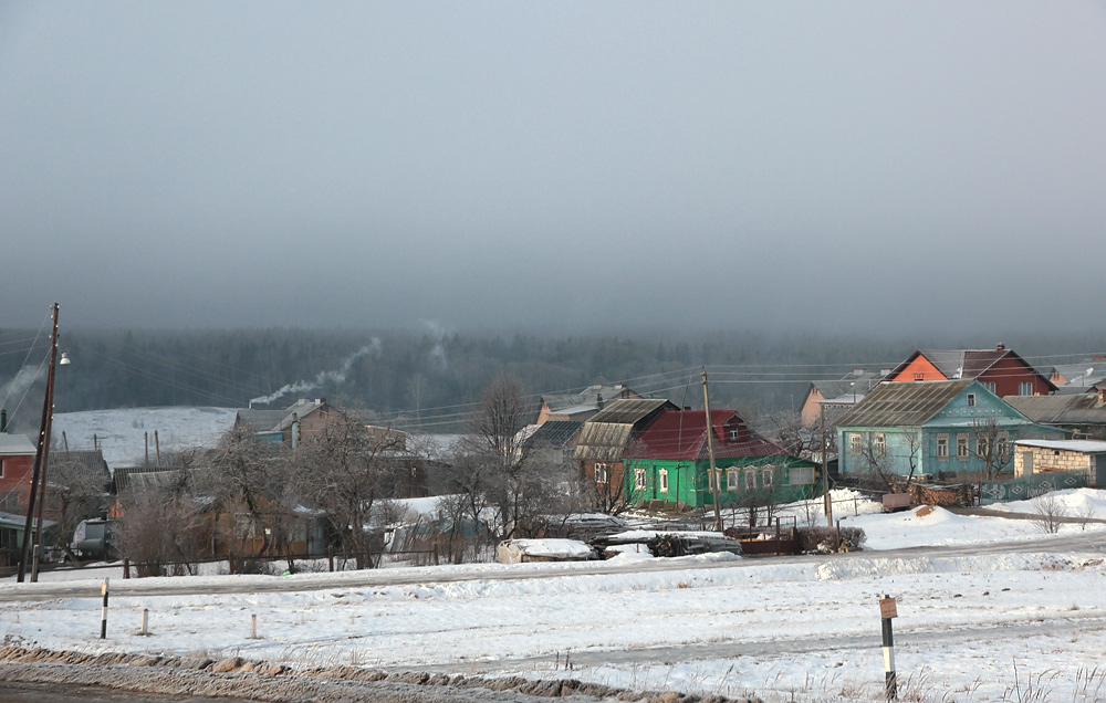 Глазами очевидцев: надвигается туман. Село Ольгово